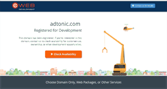 Desktop Screenshot of adtonic.com