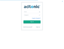 Tablet Screenshot of adtonic.net